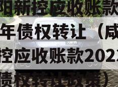 咸阳新控应收账款2023年债权转让（咸阳新控应收账款2023年债权转让政策）