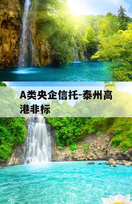 A类央企信托-泰州高港非标