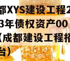 成都XYS建设工程2023年债权资产001（成都建设工程招标平台）