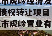 济源市虎岭经济发展2023债权转让项目（济源市虎岭置业有限公司）