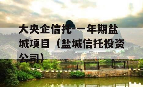 大央企信托-一年期盐城项目（盐城信托投资公司）