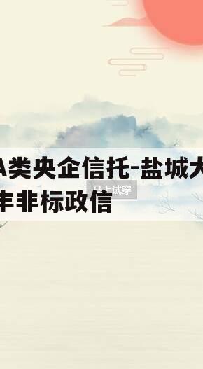 A类央企信托-盐城大丰非标政信