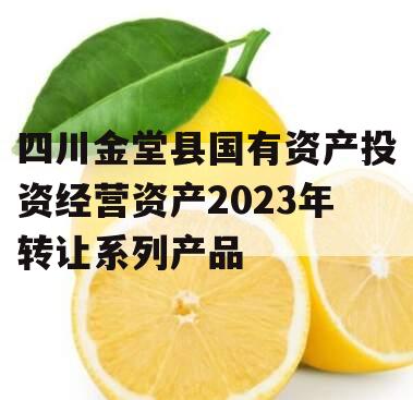 四川金堂县国有资产投资经营资产2023年转让系列产品