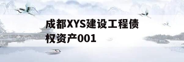 成都XYS建设工程债权资产001