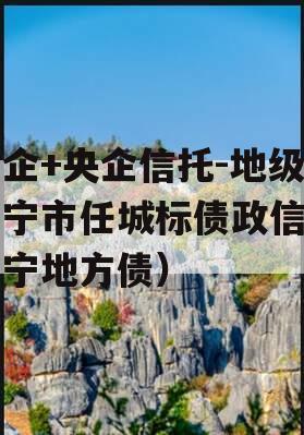 国企+央企信托-地级济宁市任城标债政信（济宁地方债）