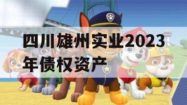 四川雄州实业2023年债权资产