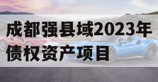 成都强县域2023年债权资产项目
