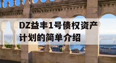 DZ益丰1号债权资产计划的简单介绍