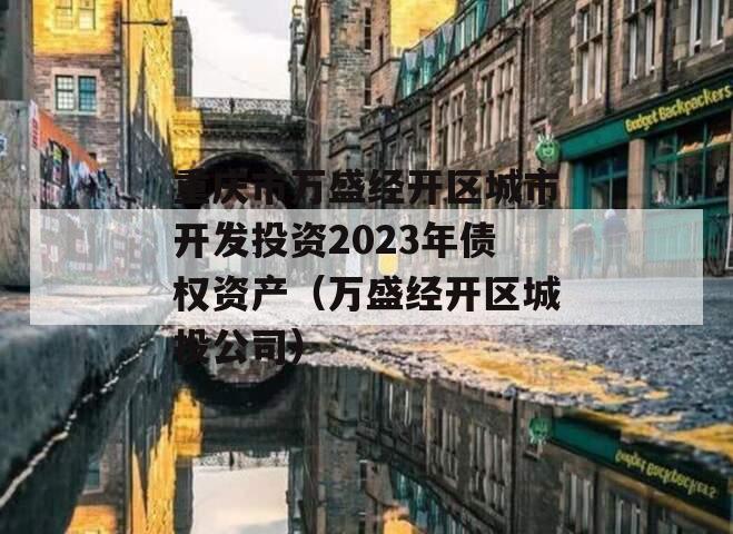 重庆市万盛经开区城市开发投资2023年债权资产（万盛经开区城投公司）