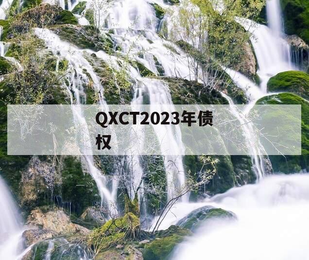 QXCT2023年债权