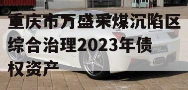 重庆市万盛采煤沉陷区综合治理2023年债权资产