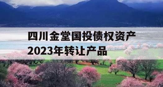 四川金堂国投债权资产2023年转让产品