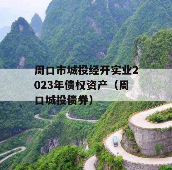 周口市城投经开实业2023年债权资产（周口城投债券）