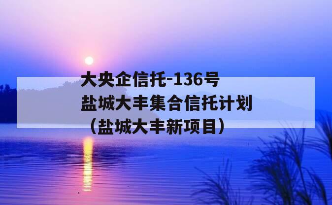 大央企信托-136号盐城大丰集合信托计划（盐城大丰新项目）