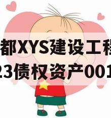 成都XYS建设工程2023债权资产001