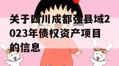 关于四川成都强县域2023年债权资产项目的信息