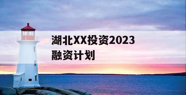 湖北XX投资2023融资计划