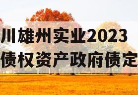 四川雄州实业2023年债权资产政府债定融
