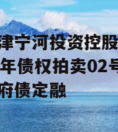 天津宁河投资控股2023年债权拍卖02号政府债定融 天津宁河投资控股2023年债权拍卖02号政府债定融