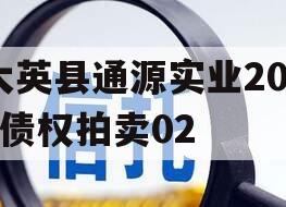 大英县通源实业2023债权拍卖02 大英县通源实业2023债权拍卖02