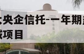 大央企信托-一年期盐城项目 大央企信托-一年期盐城项目