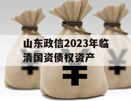 山东政信2023年临清国资债权资产