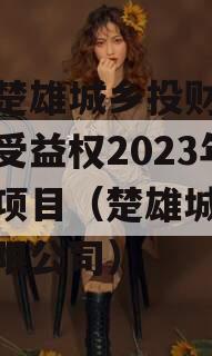 云南楚雄城乡投财产权信托受益权2023年转让项目（楚雄城乡投资有限公司）