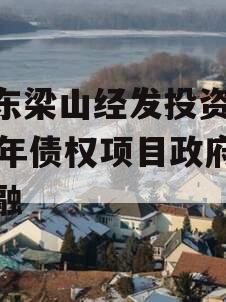 山东梁山经发投资2023年债权项目政府债定融