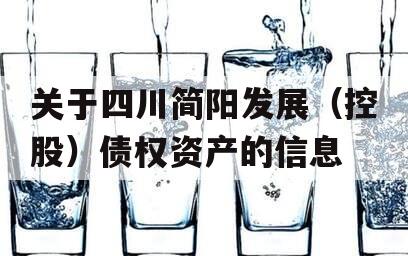 关于四川简阳发展（控股）债权资产的信息