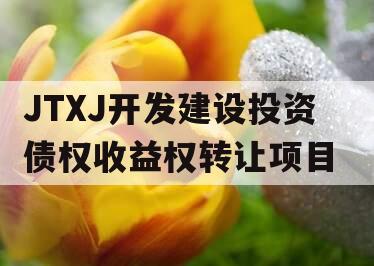 JTXJ开发建设投资债权收益权转让项目 JTXJ开发建设投资债权收益权转让项目