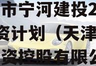 天津市宁河建投2023融资计划（天津市宁河投资控股有限公司）