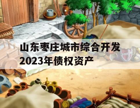 山东枣庄城市综合开发2023年债权资产