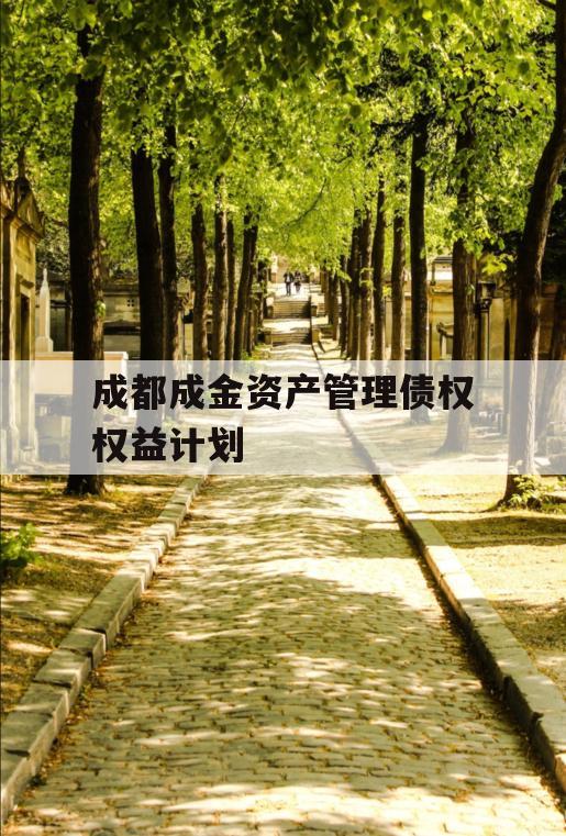 成都成金资产管理债权权益计划