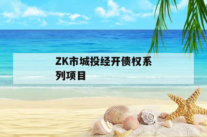 ZK市城投经开债权系列项目
