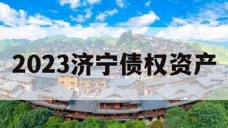 2023济宁债权资产 2023济宁债权资产