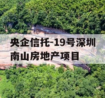 央企信托-19号深圳南山房地产项目