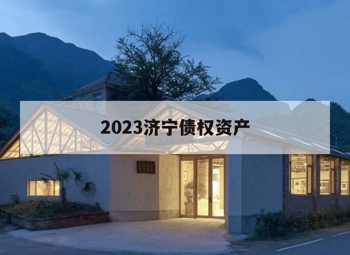 2023济宁债权资产 2023济宁债权资产