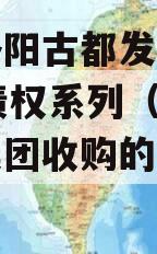 河南洛阳古都发展2023年债权系列（洛阳古都集团收购的上市公司）