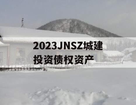 2023JNSZ城建投资债权资产