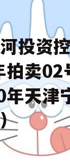 天津宁河投资控股债权2023年拍卖02号（2020年天津宁河区项目）
