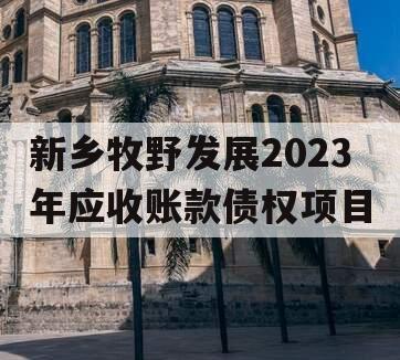 新乡牧野发展2023年应收账款债权项目