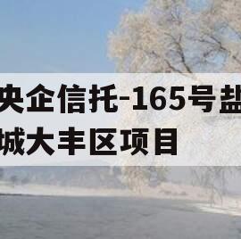 央企信托-165号盐城大丰区项目 央企信托-165号盐城大丰区项目