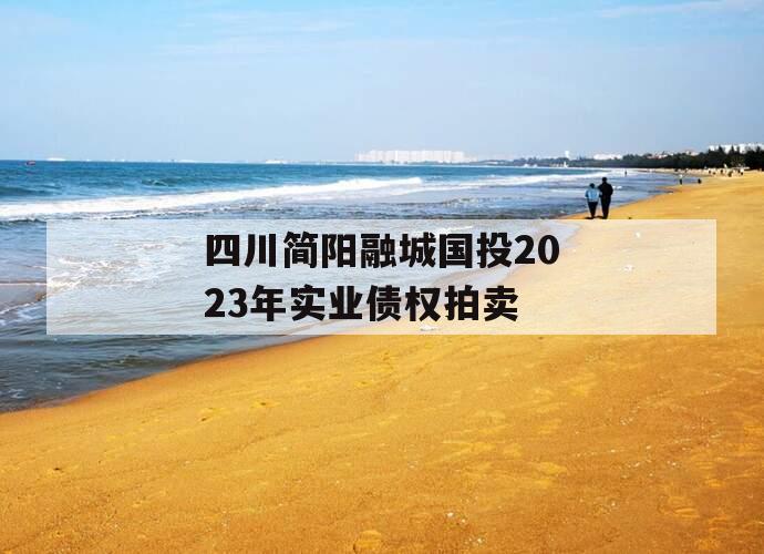 四川简阳融城国投2023年实业债权拍卖
