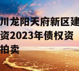 四川龙阳天府新区建设投资2023年债权资产拍卖