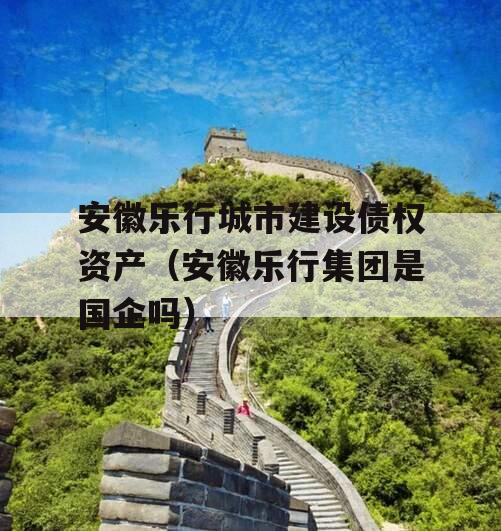 安徽乐行城市建设债权资产（安徽乐行集团是国企吗）