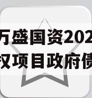 重庆万盛国资2023年债权项目政府债定融