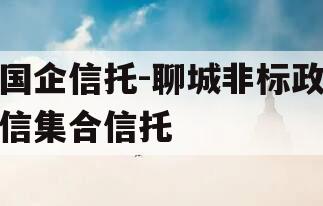 国企信托-聊城非标政信集合信托