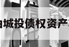 江油城投债权资产项目 江油城投债权资产项目