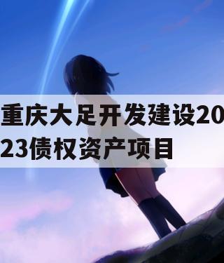 重庆大足开发建设2023债权资产项目 重庆大足开发建设2023债权资产项目