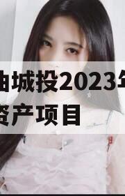 江油城投2023年债权资产项目 江油城投2023年债权资产项目